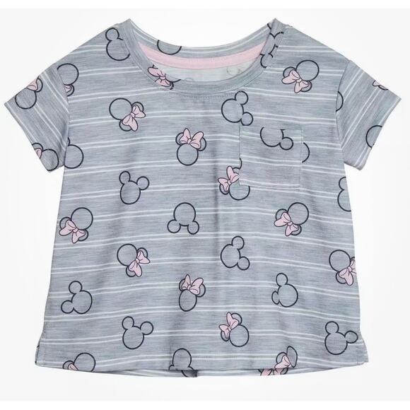 Disney Girl’s Pajamas Sleepwear Gray 2 Piece Set Size 4T NWT - Picture 6 of 7